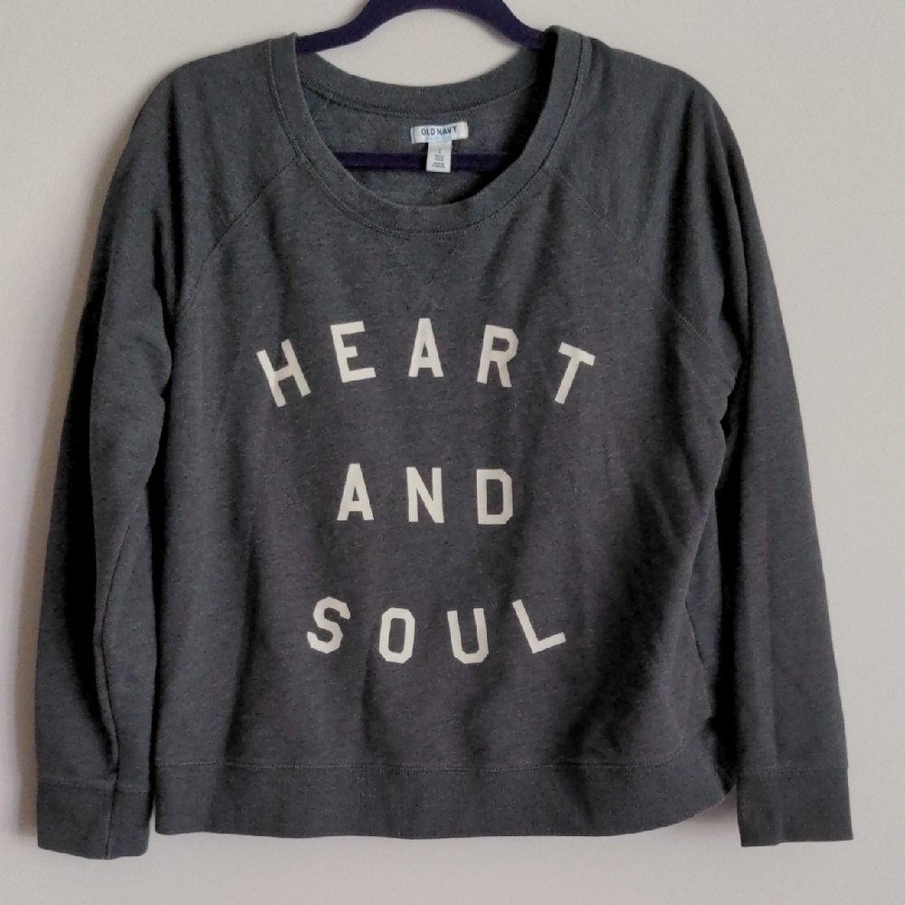 Old Navy Charcoal L Sweatshirt
